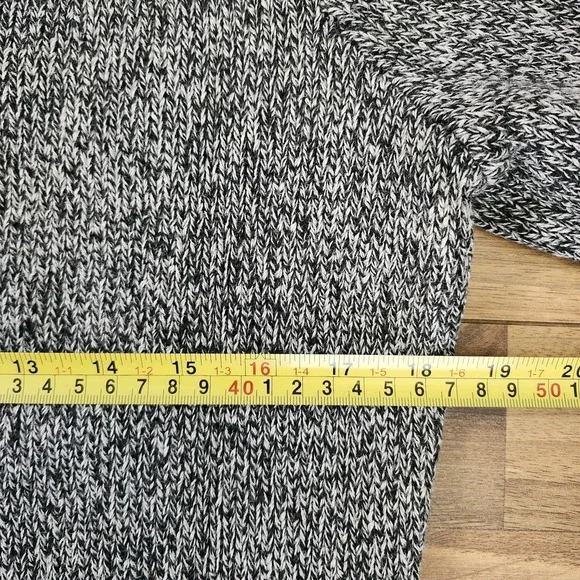 Ralph Lauren Sport Flag Sweater Knit Turtleneck Pullover Americana Gray Large - Picture 2 of 9